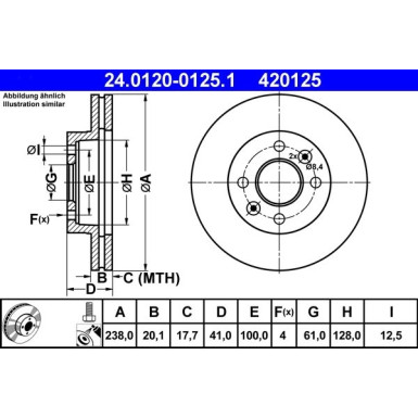 Bremsscheibe | 24.0120-0125.1