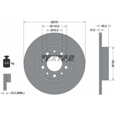 Bremsscheibe Alfa Vol. 159 05 | 92145203