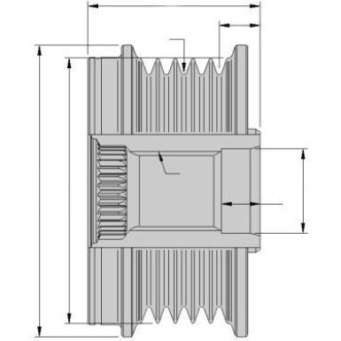 HELLA Generatorfreilauf | 9XU 358 038-491