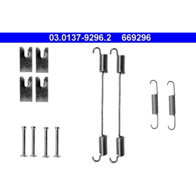 Zubehörsatz, Bremsbacken | 03.0137-9296.2
