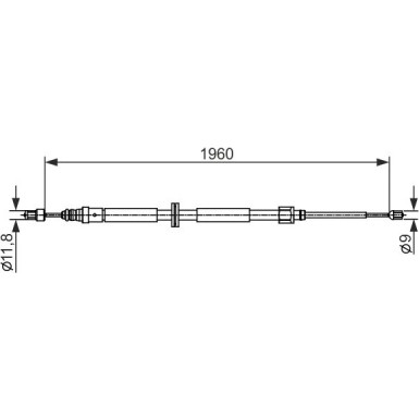 Handbremsseil | RENAULT Grand Scenic 13 | 1987482432