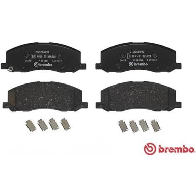 BREMBO Bremsklötze VA | OPEL Insignia/SAAB 9-5 08 | P 59 058