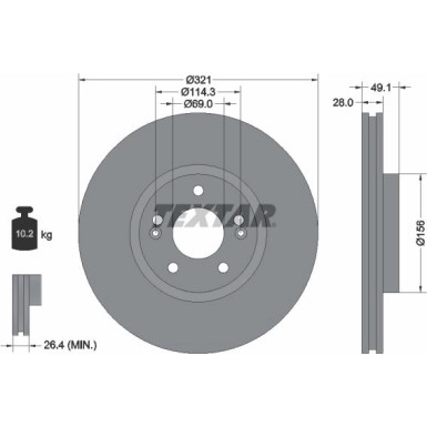 Bremsscheibe | 92166005