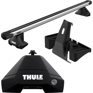 Thule Dachträgerset Slidebar Evo für AUDI Q4 e-tron 5-dr SUV, 21- mit integrierter Dachreling | ATSSETSLBEVO0459