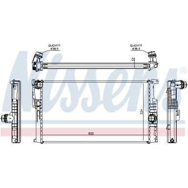 Wasserkühler PKW | BMW 3 F30 11 | 60816