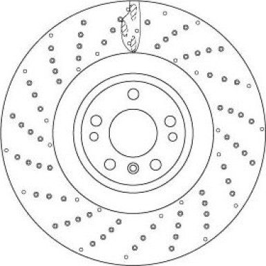 15 481 178 Bremsscheibe VA | MERCEDES M-Klasse 11 | DF6687S