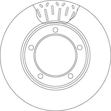 Bremsscheibe Toyota P. Landcruiser 98 | DF4506