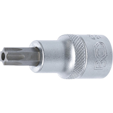 BGS Bit-Einsatz | Antrieb Innenvierkant 12,5 mm (1/2"""") | T-Profil (für Torx) mit Bohrung T50 | 4328