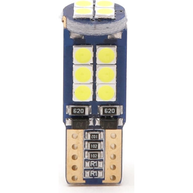 LED Glassockel W5W W2,1x9,5d 16x 3030 SMD Weiß T10 Canbus