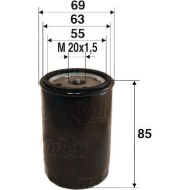 VALEO Ölfilter | 586013