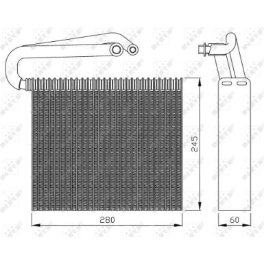 Verdampfer, Klimaanlage | 36110