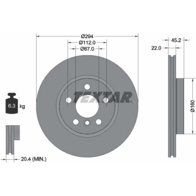 Bremsscheibe | 92273105