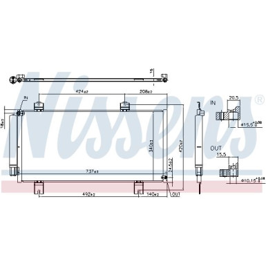 Kondensator PKW | Honda Jazz 1.3i 13 | 941039