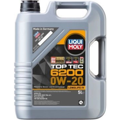 Liqui Moly Top Tec 6200 0W-20 5 l | 20781 | 5L Kanister Kunststoff