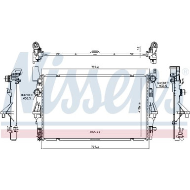 Wasserkühler PKW | Mercedes Vito III 14 | 606022