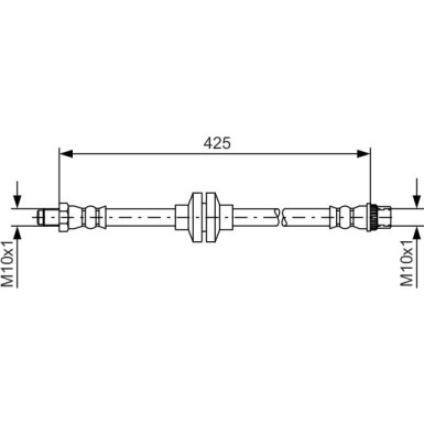 Bremsschlauch | RENAULT Megane | 1987481567