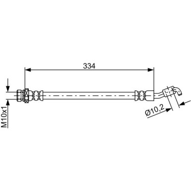 Bremsschlauch | KIA | 1987481892