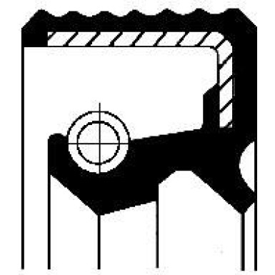 Kreisdichtmittel Herz 30X20X7/8 | 12016820B