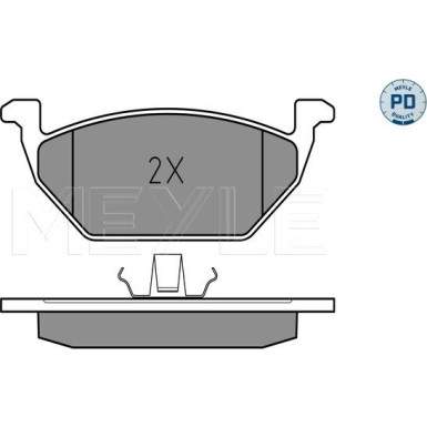 Bremsbelagsatz Vw P. Audi A3 96- Bora/Golf 4 98- Mit Sensor | 025 231 3119/PD