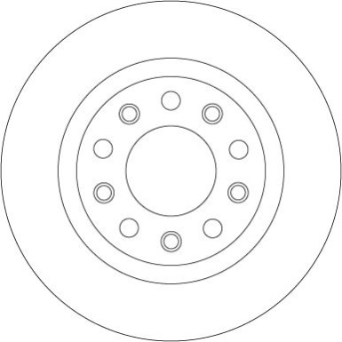 Bremsscheibe Alfa T. Giulietta 1.6-2.0 Jtdm 10-beschichtet | DF8070