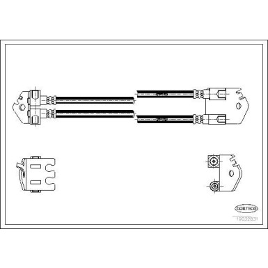 CORTECO Bremsschlauch | 19032831