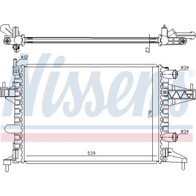 Wasserkühler PKW | OPEL Corsa C 1,0/1,2 03 | 63007