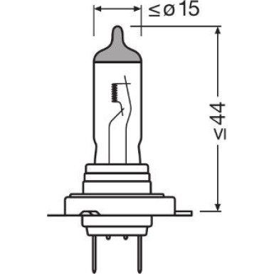 H7 12V 55W PX26d Ultra Life 4 Jahre Garantie 1 St. Faltschachtel Osram | H7 Ultra Life | 64210ULT