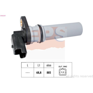 Drehzahlsensor, Automatikgetriebe | 1.953.537