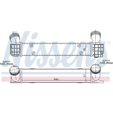 Ladeluftkühler PKW | BMW 118D-120D 04 | 96725