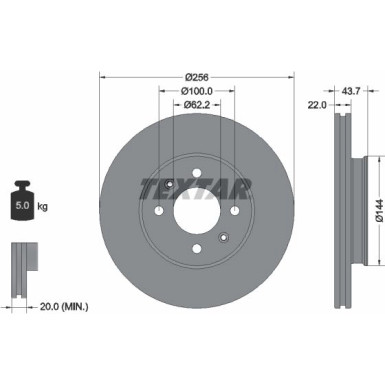 Bremsscheibe | 92304603