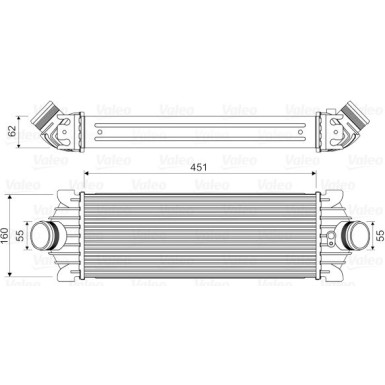 VALEO Druckluftkühler | 818644
