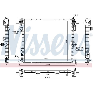 Wasserkühler PKW | Alfa Giulia 15 | 606571