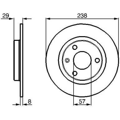 Bremsscheibe VA | CITROEN AX,PEUGEOT 106 87 | 0 986 478 246