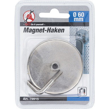 BGS Magnet-Haken | rund | Ø 60 mm | 10 kg | 79915