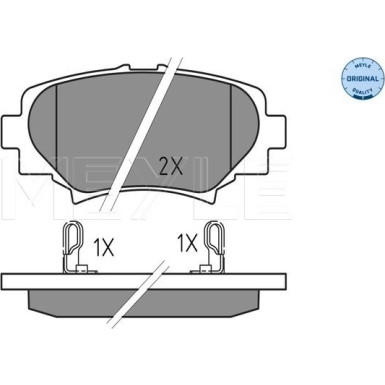 Bremsbelagsatz Mazda T. 3 1.5-2.2D 13 | 025 258 7814