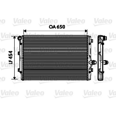 VALEO Motorkühler | 734333