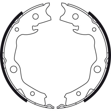 85 461 033 Bremsbacken | NISSAN Qashqai,Juke,TOYO RAV4 05 | GS8752