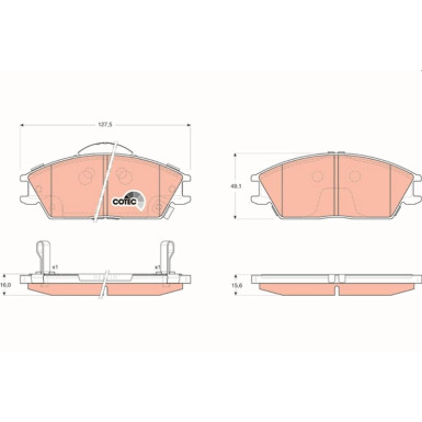 Bremsklötze VA | HYUNDAI Accent,Getz 95 | GDB3331