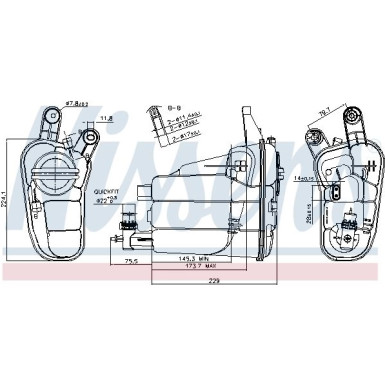 Ausgleichsbehälter | Audi A4 2.0 TDI 08 | 996128