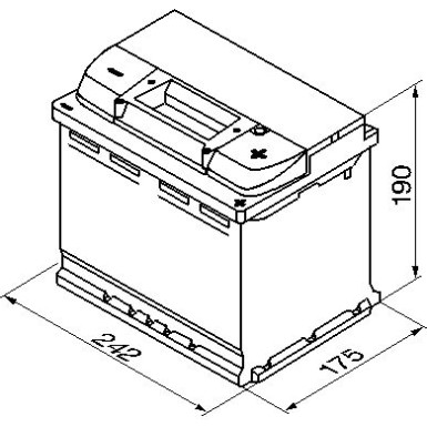 S5 005 BOSCH | PKW-Batterie | 12V 63Ah 610A | 0 092 S50 050