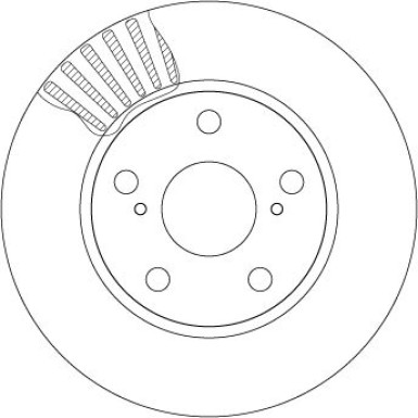 Bremsscheibe Toyota P. Auris | DF4810