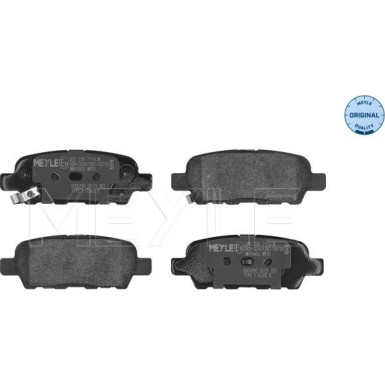 Bremsbelagsatz Nissan T. Qashqai/X-Trail/Cube 07- Mit Sensor | 025 238 7114/W