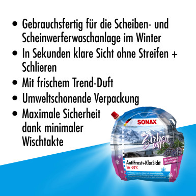 SONAX | AntiFrost & KlarSicht Zirbe bis -20°C 3L | 01314410