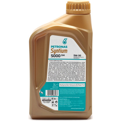 PETRONAS Syntium 5000 DM 5W30 | 1 Liter | 70644E18EU