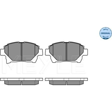 Bremsbelagsatz Toyota P. Corolla 02-/Yaris 99-/Prius 00- Mit Sensor | 025 235 1015/W