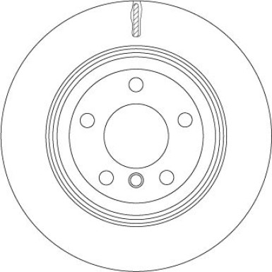 Bremsscheibe Bmw T. X5/X6 07 | DF4854S