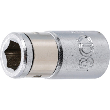 BGS Bit-Adapter mit Haltekugel | Innenvierkant 6,3 mm (1/4"""") | Innensechskant 6,3 mm (1/4"""") | 8213