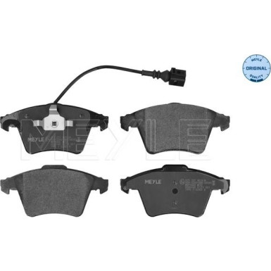 Bremsbelagsatz Vw P. Multivan/T5 03- Mit Sensor | 025 237 4619/W