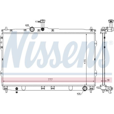 Wasserkühler PKW | HYUNDAI H1 07- 2.4 I 16V | 67472