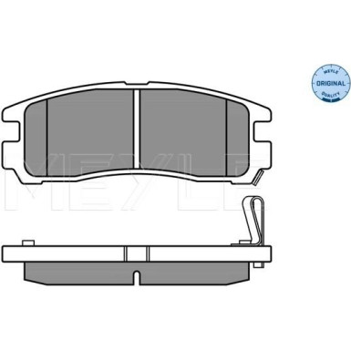 Bremsbelagsatz Mitsubishi T. Galant 92- Mit Sensor | 025 217 0615/W